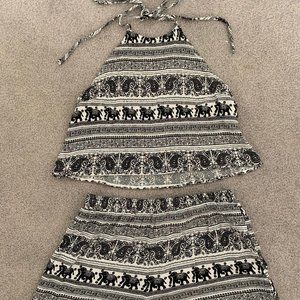 Halter Top and Short Set